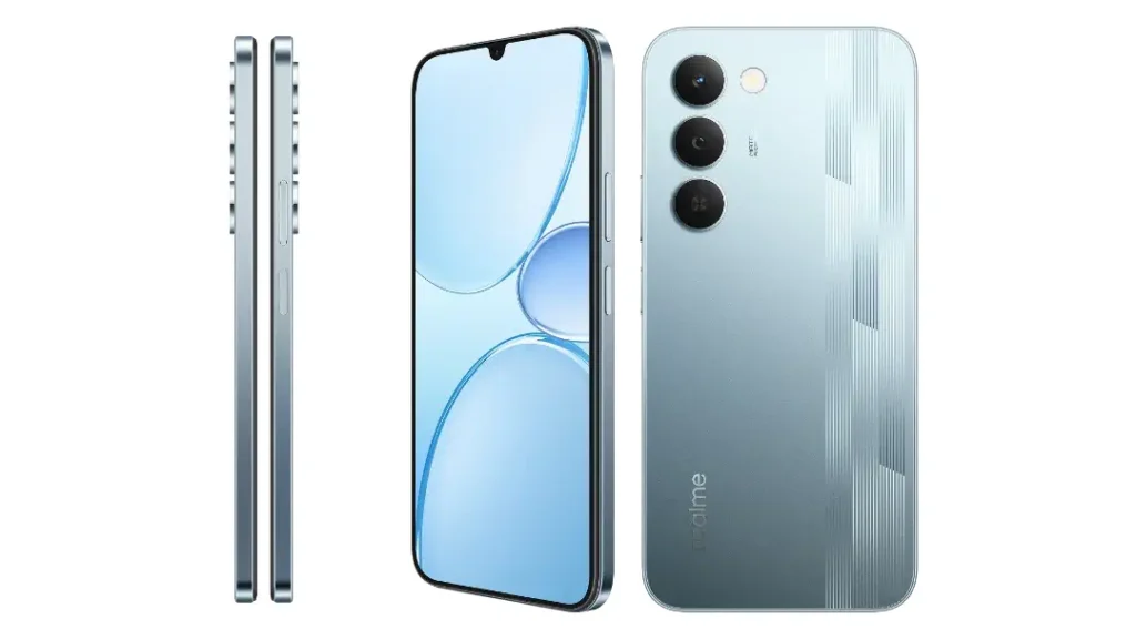 Realme Narzo 100 Lite Back and Side angle